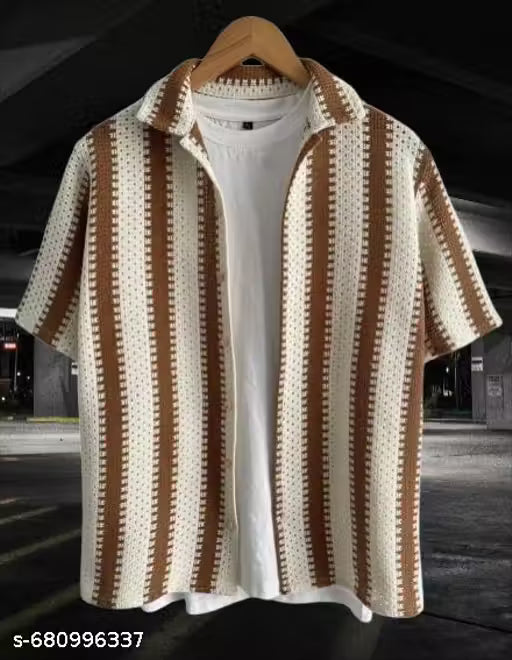 Premium Cotton Crochet Shirt